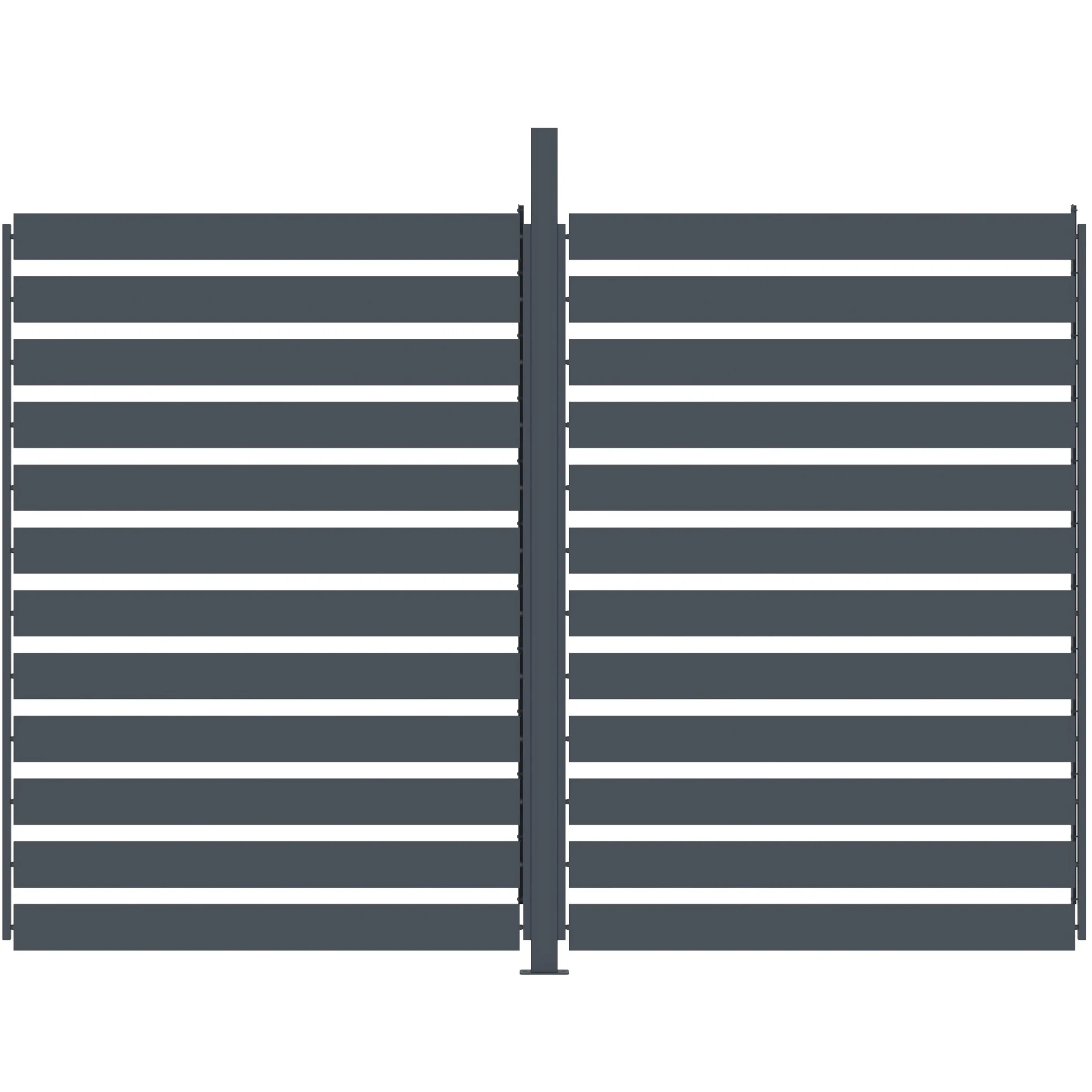 Persiana lateral ajustable de aluminio antracita para pérgola | 3m – Image 4