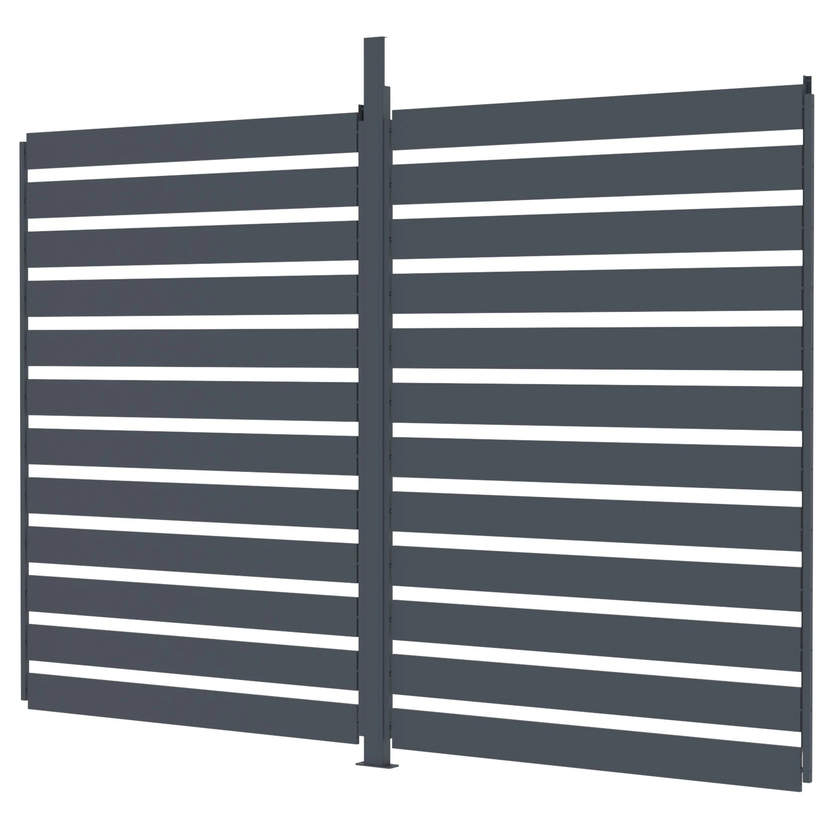 Persiana lateral ajustable de aluminio antracita para pérgola | 3m – Image 5