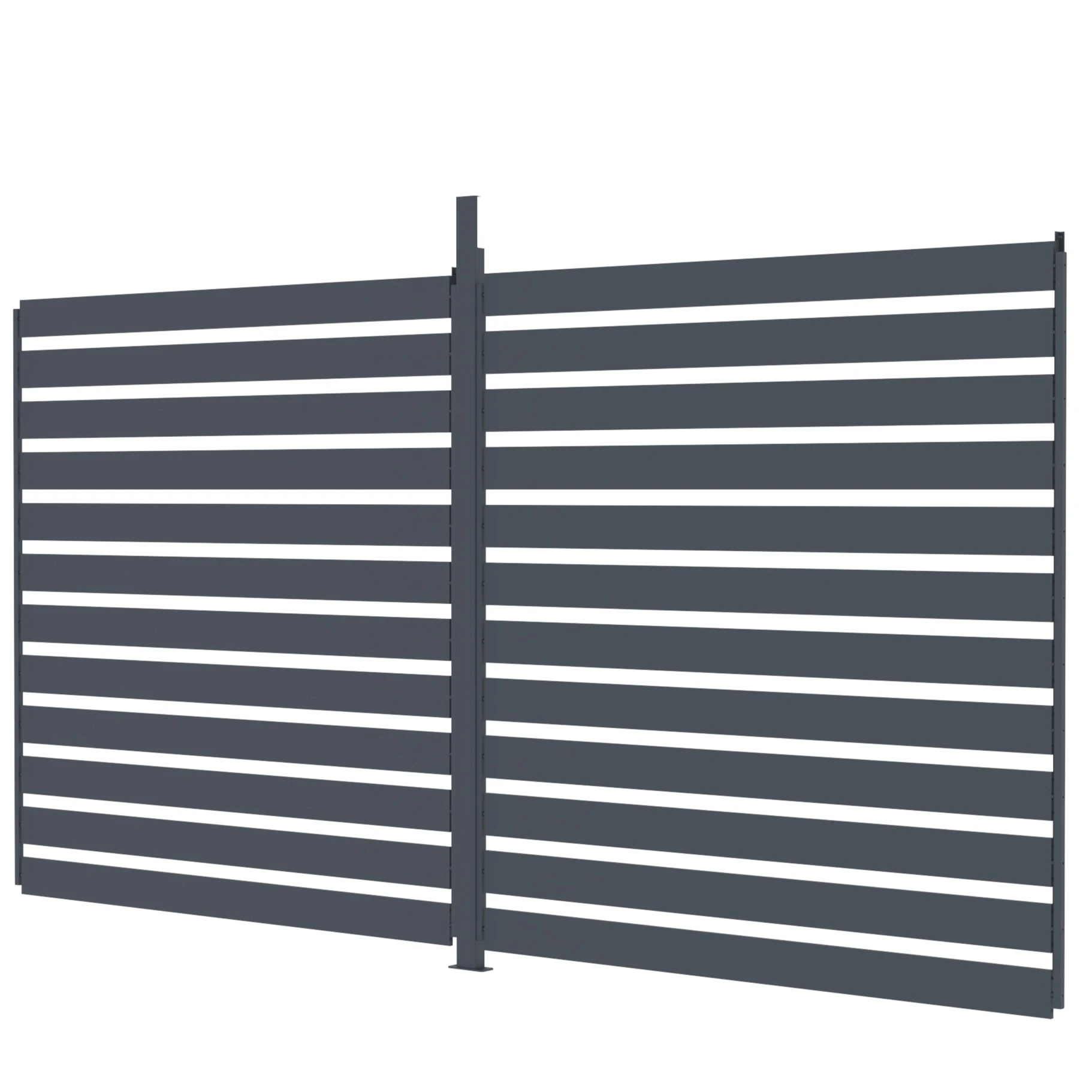 Persiana lateral ajustable de aluminio antracita para pérgola | 4m – Image 4