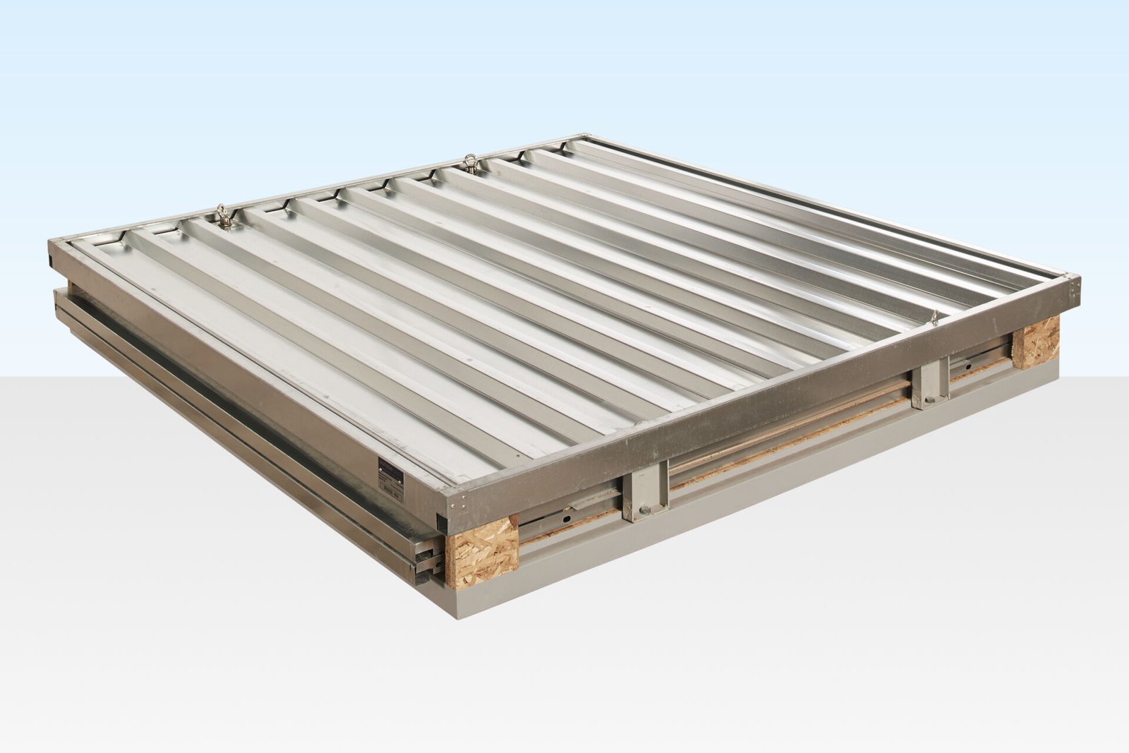 CONTENEDOR DE ALMACENAMIENTO METÁLICO PLANO (2M) – Image 2