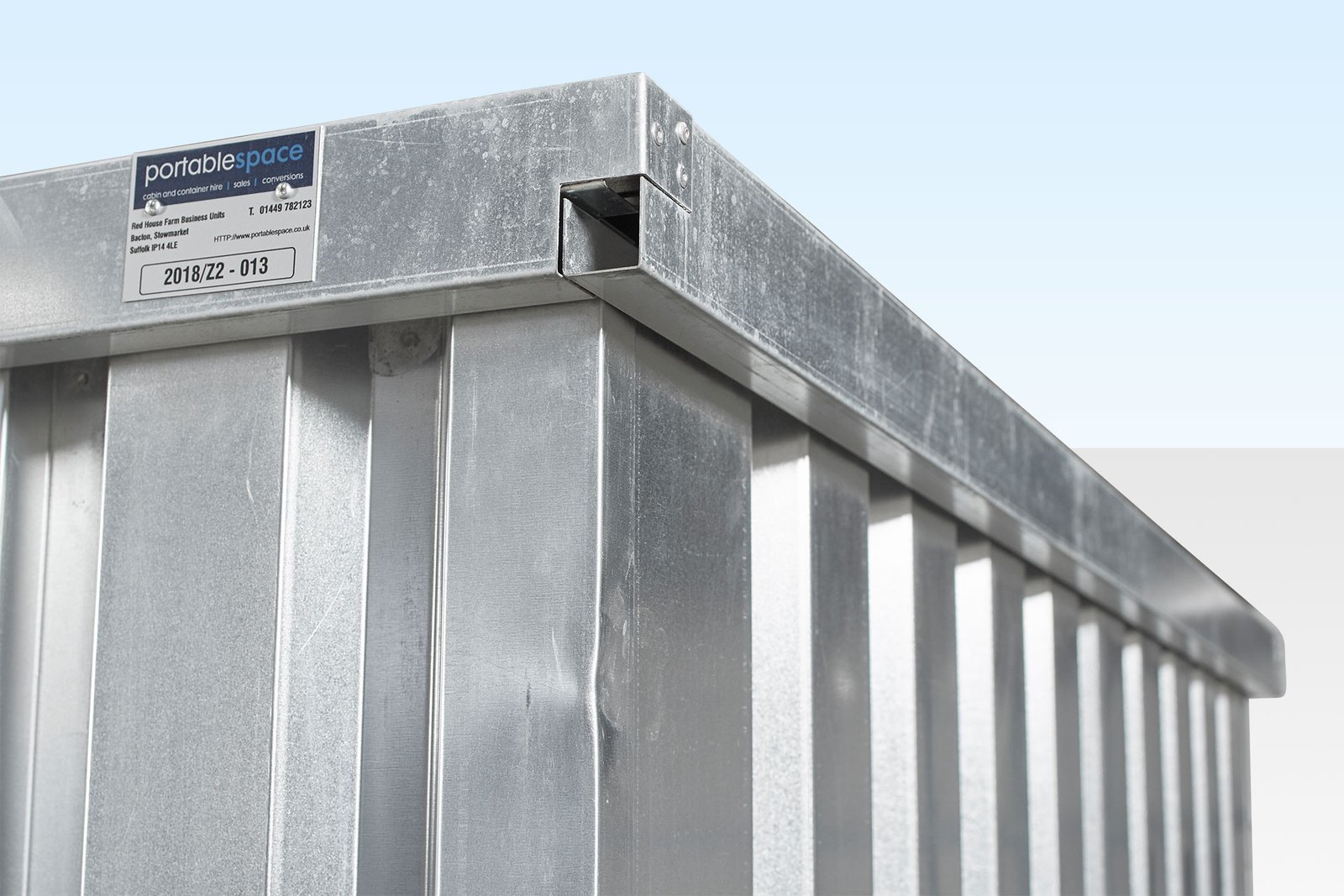 CONTENEDOR DE ALMACENAMIENTO METÁLICO PLANO (2M) – Image 3