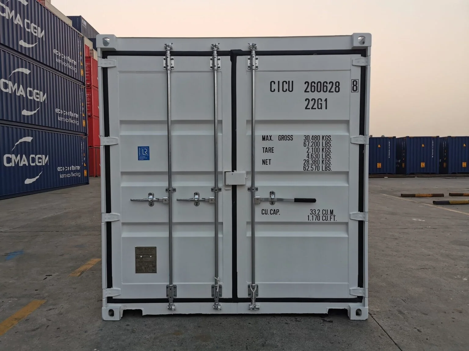 Contenedor marítimo de 20′ DRY 1st trip «Easy Open Door». – Image 2