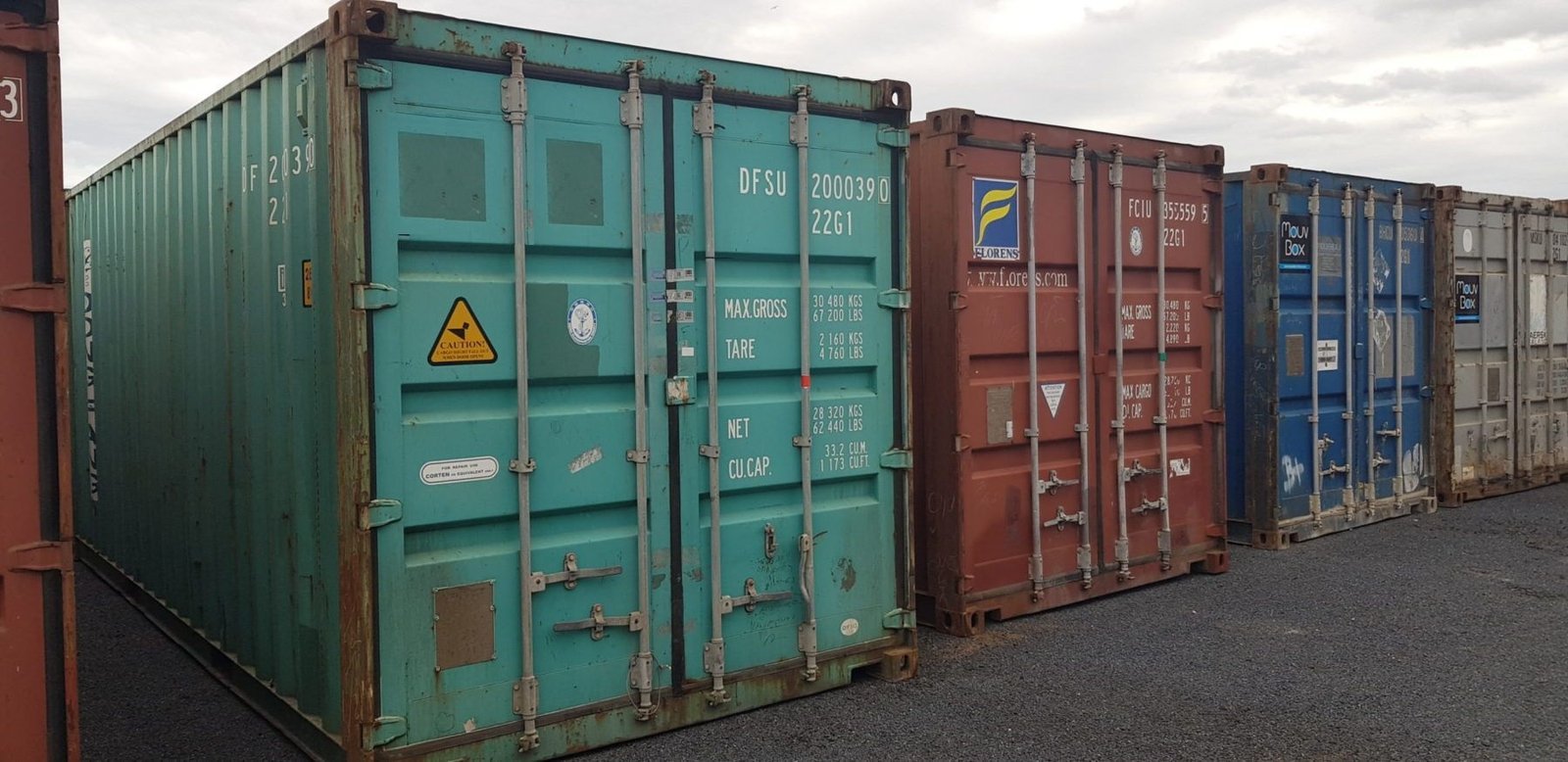 Contenedor marítimo 20′ DRY clase B Verde – Image 2